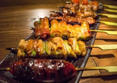 Variety of Yakitori